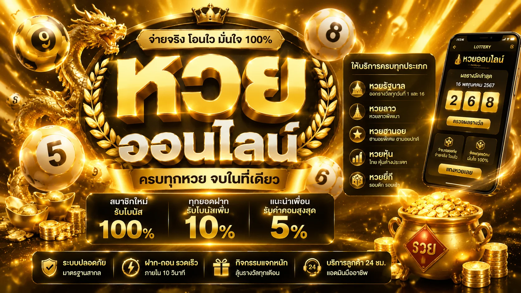 ตรวจผลหวยล่าสุดทุกประเภทบน ff88win.ink